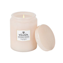 Voluspa Vermeil Large Jar Candle 18oz / COCONUT PAPAYA