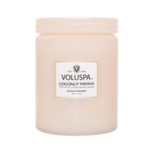 Voluspa Vermeil Large Jar Candle 18oz / COCONUT PAPAYA