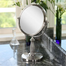 Zadro Two-Sided Swivel Mirror 8X/1X Magnification, Satin Nickel