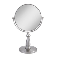 Zadro Two-Sided Swivel Mirror 8X/1X Magnification, Satin Nickel