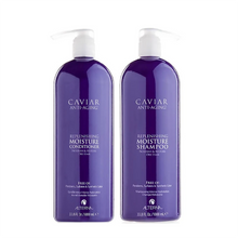 Alterna Caviar Anti-Aging Replenishing Moisture Shampoo & Conditioner Liter Bundle ($162 Value) / 33OZ