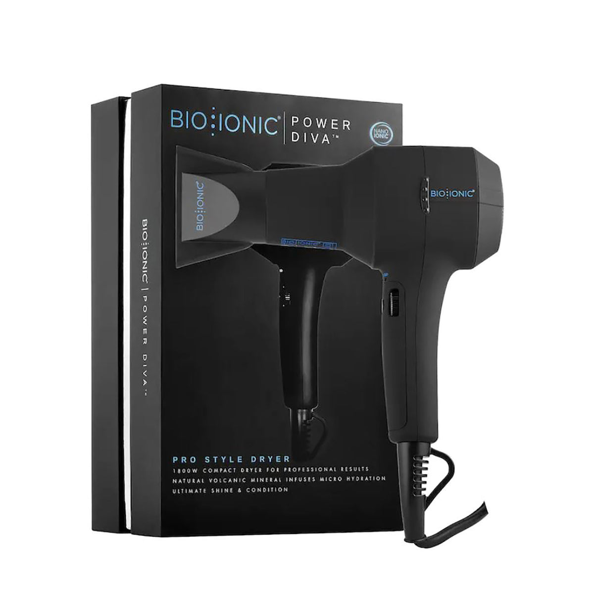 Bio Ionic Power Diva Pro Speed Dryer / Black, image 25665547174038