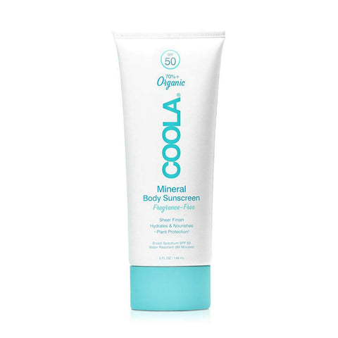 COOLA Suncare Mineral Body Sunscreen Lotion SPF 50 Fragrance Free / 5OZ