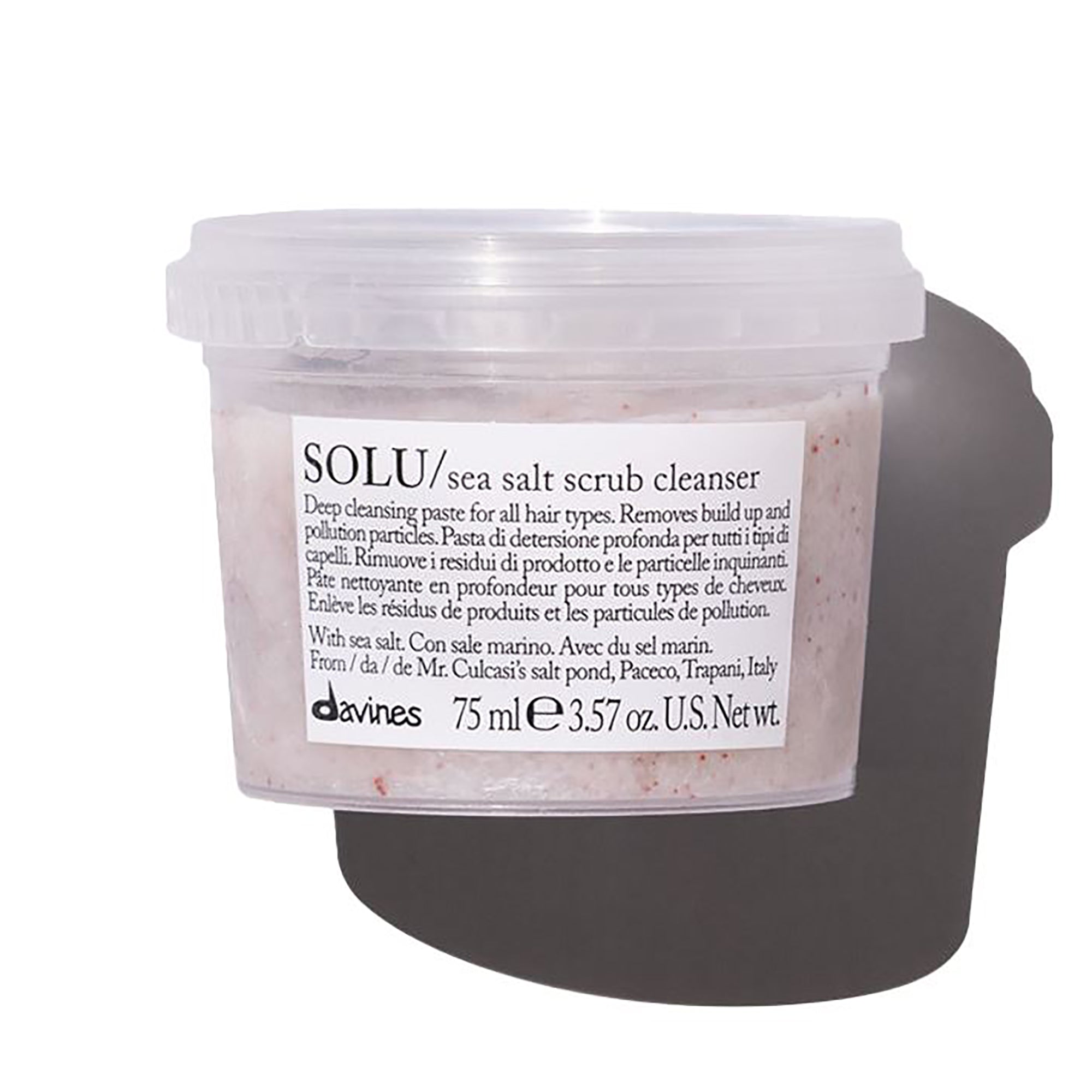 Davines Solu Sea Salt Scrub Cleanser / 3OZ