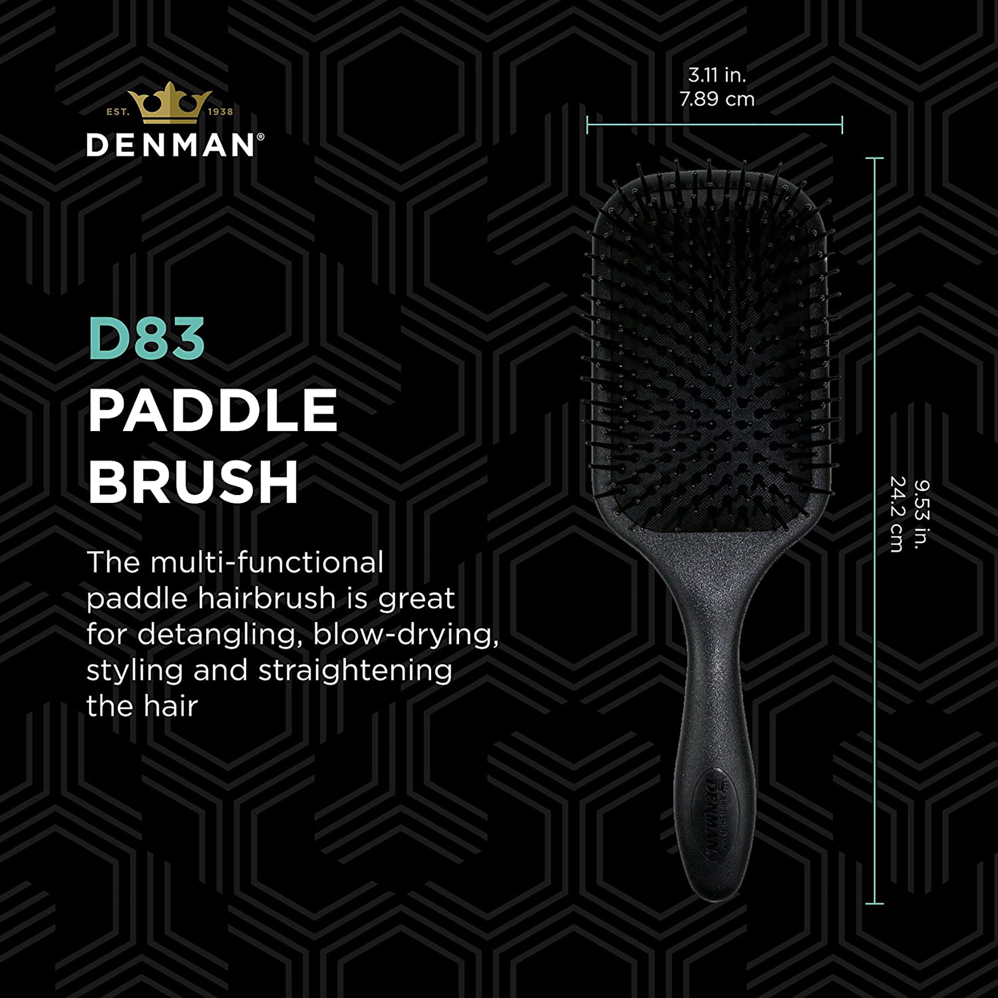 Denman D83 Large paddle brush