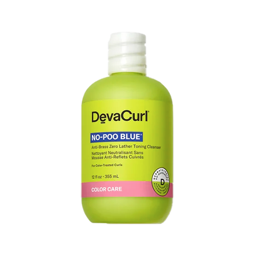 DevaCurl No-Poo Blue Anti-Brass Zero Lather Toning Cleanser 12oz / 12OZ thumbnail 1