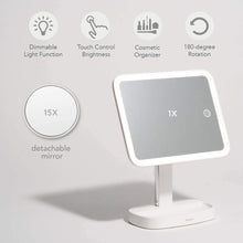 Fancii Aura Lighted Vanity Makeup Mirror with 3 Light Settings / WHITE