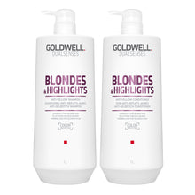 Goldwell Blonde & Highlights Shampoo and Conditioner Duo - Liter ($85 Value) / 33.8OZ