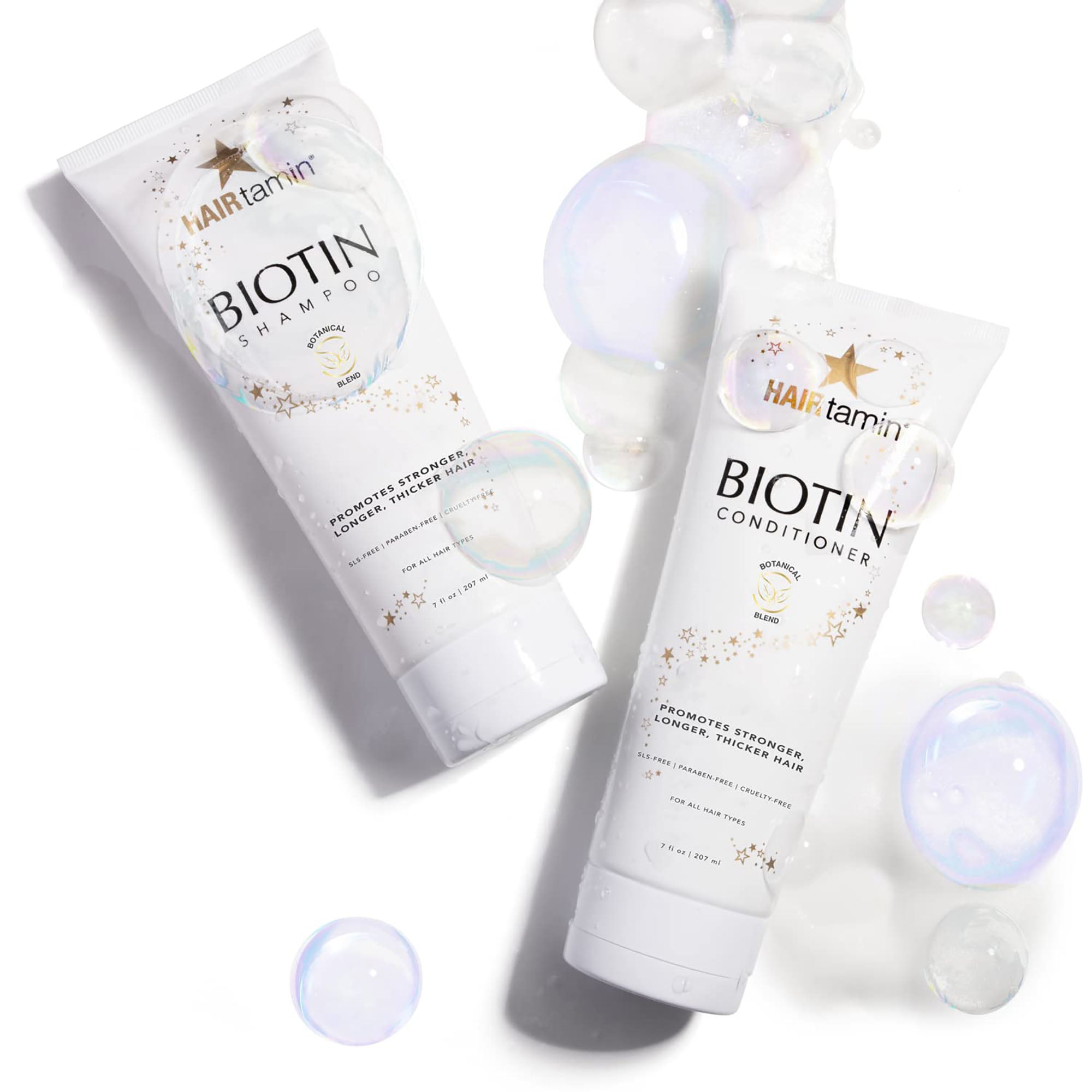 Hairtamin Biotin Shampoo and Conditioner Duo ($40 Value) / 7OZ