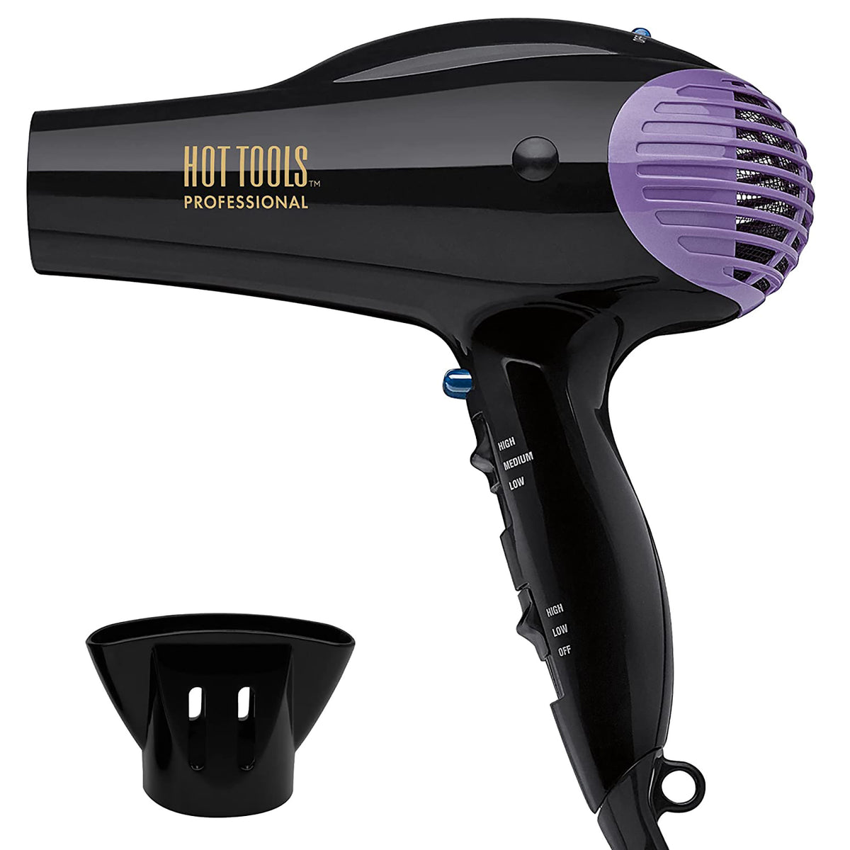 Hot Tools Tourmaline Tools 2000 Ionic Professional Dryer / BLACK 1035, image 26676309852310