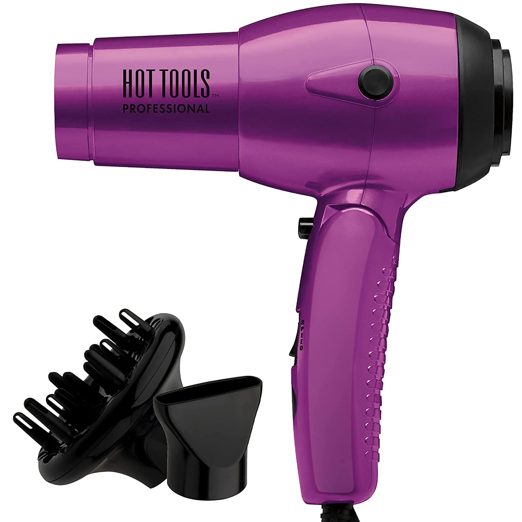 Hot Tools Tourmaline Tools 2000 Ionic Travel Hair Dryer - Purple / PURPLE HT1044V2