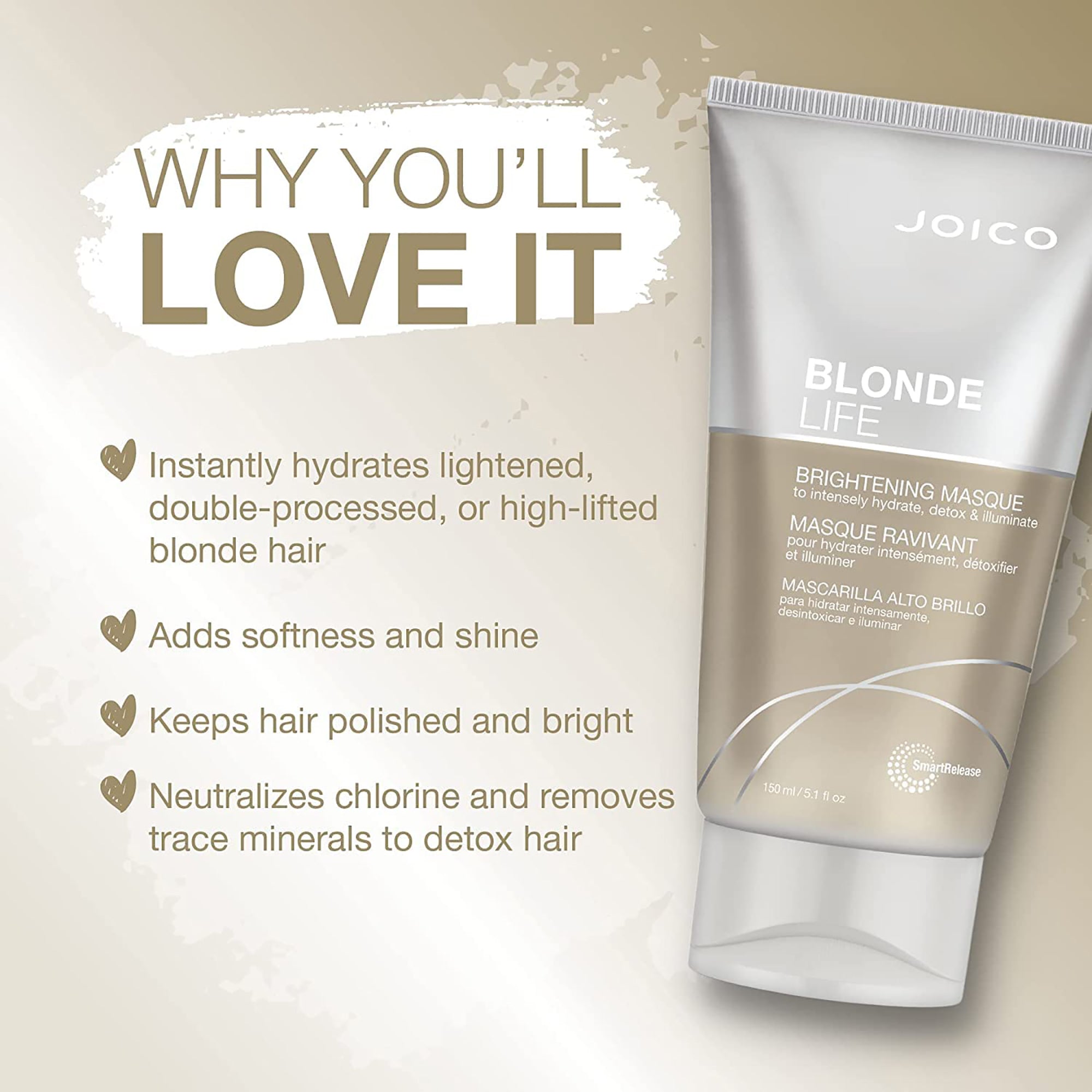Joico Blonde Life Brightening Masque / 5.1OZ