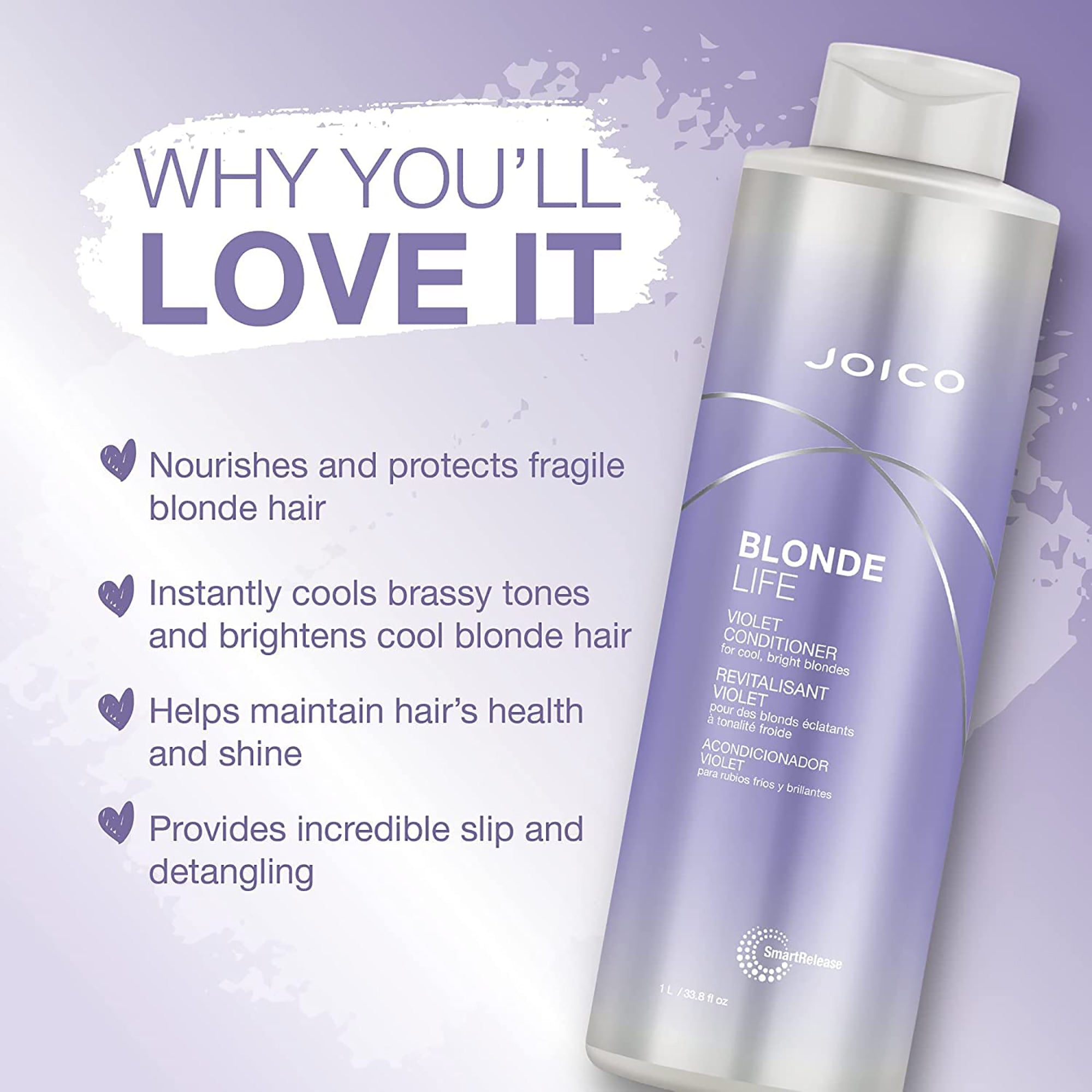 Joico Blonde Life Violet Conditioner Liter / 33.OZ
