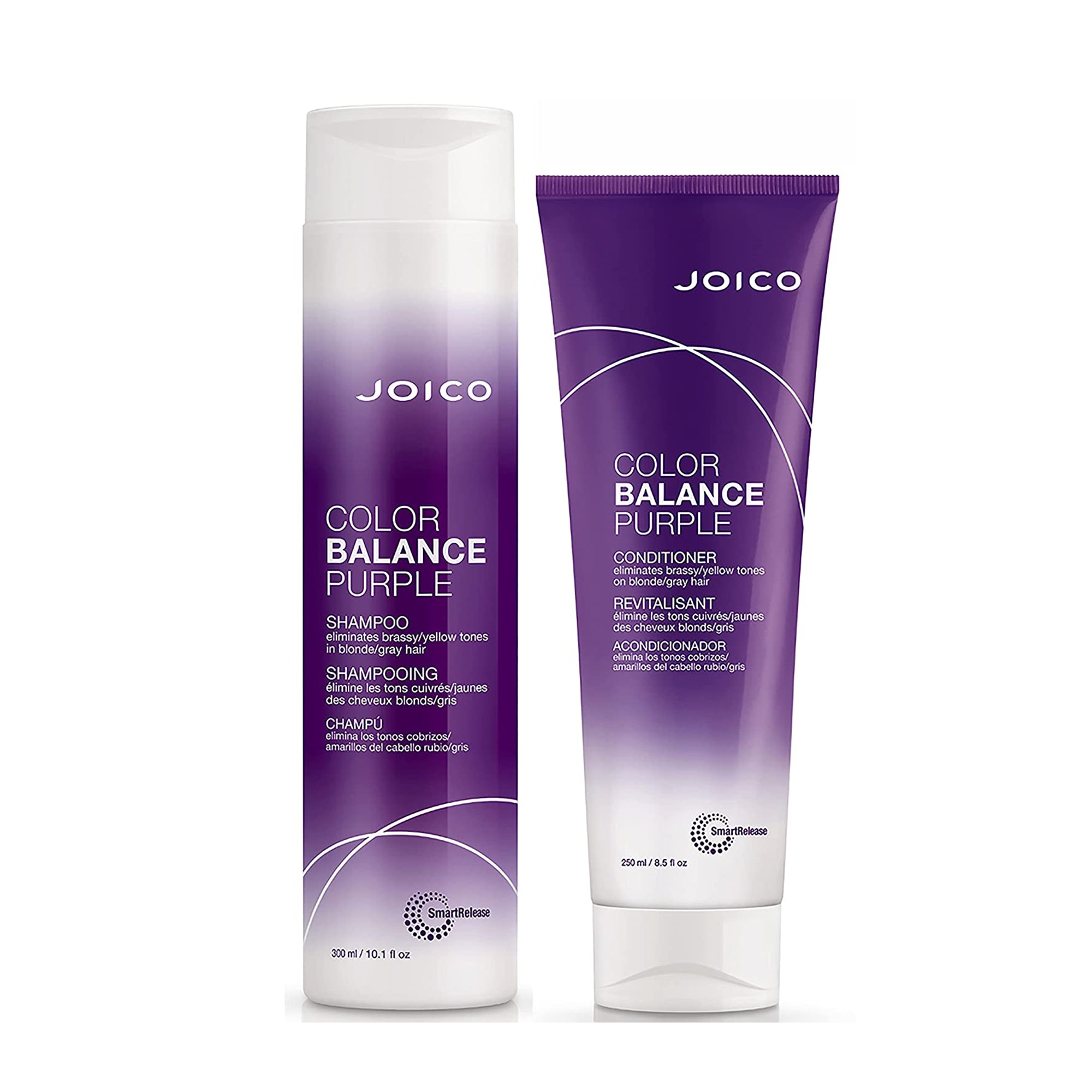 Joico Color Balancing Purple Shampoo and Conditioner 10oz DUO ($48 VALUE) / 10.OZ