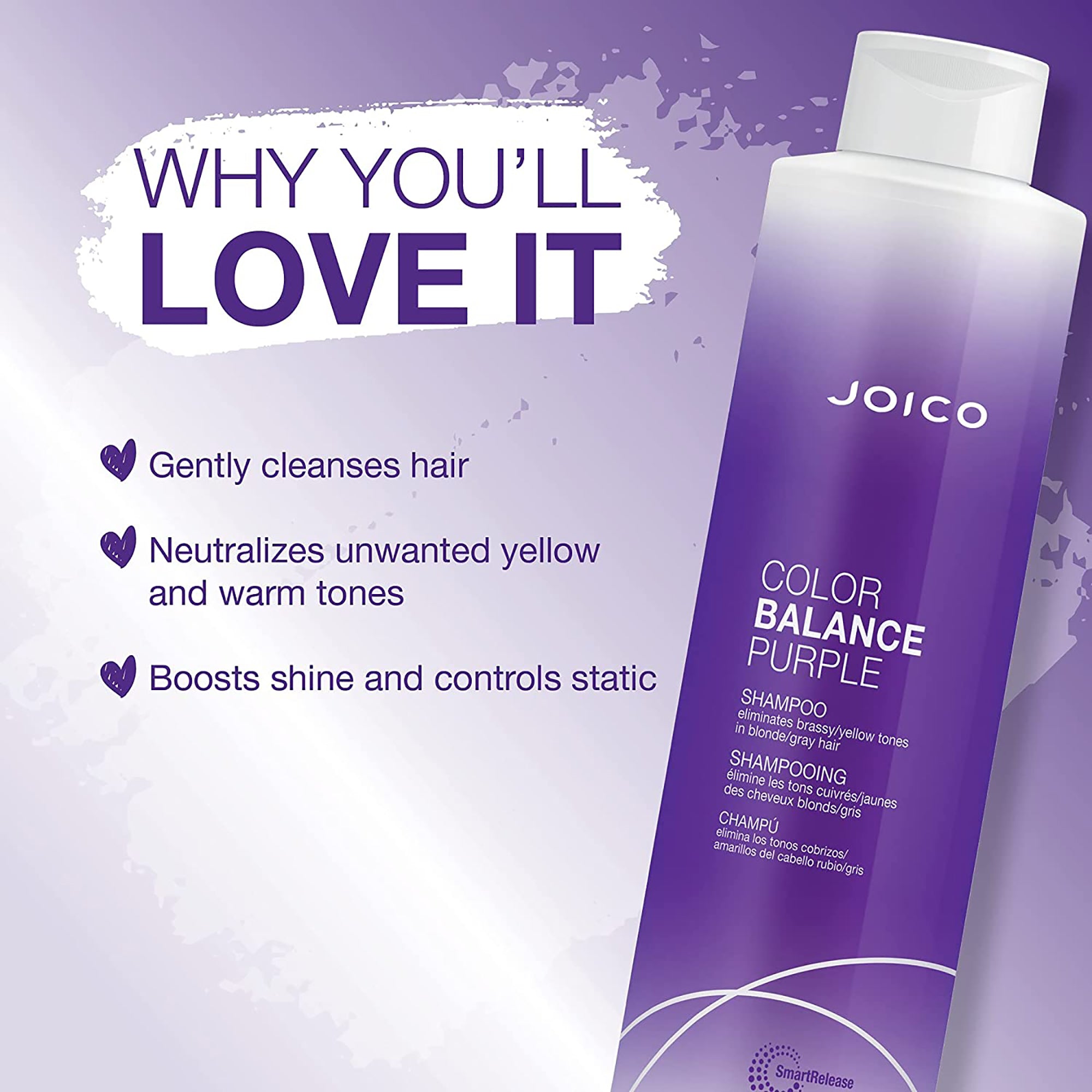 plade patrulje Vend tilbage Joico Color Balancing Purple Shampoo Liter - Planet Beauty