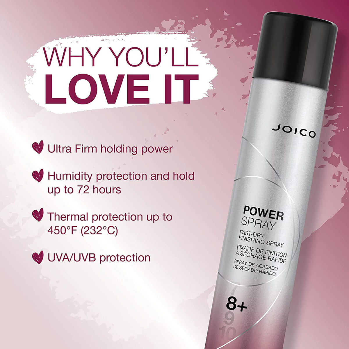 Joico Power Spray Fast-Dry Finishing Spray / 9OZ, image 26309231214742
