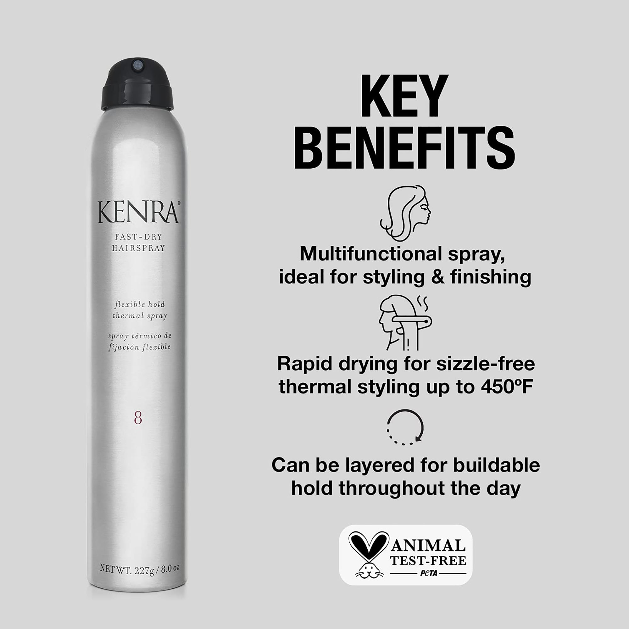 Kenra Professional Fast Dry Hairspray 8 - 8oz / 8OZ
