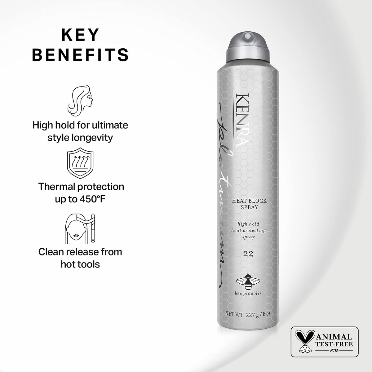 Kenra Professional Platinum Heat Block Spray 22 - 8oz / 8.OZ, image 26850364620950