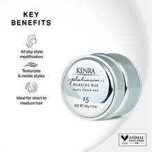 Kenra Professional Platinum Working Wax 15 - 1.4oz
