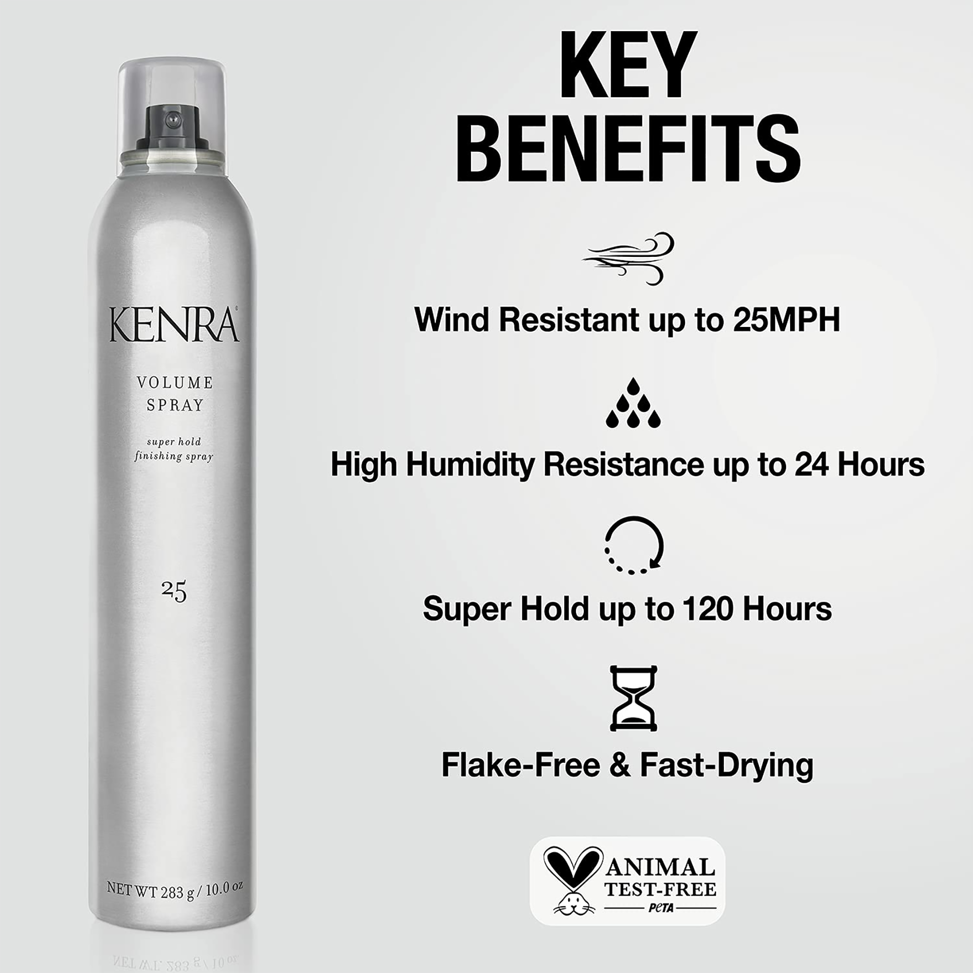 Kenra Professional Volume 25 Super Hold Finishing Hairspray 10oz - 2pk ($41.98 Value) / 10OZ