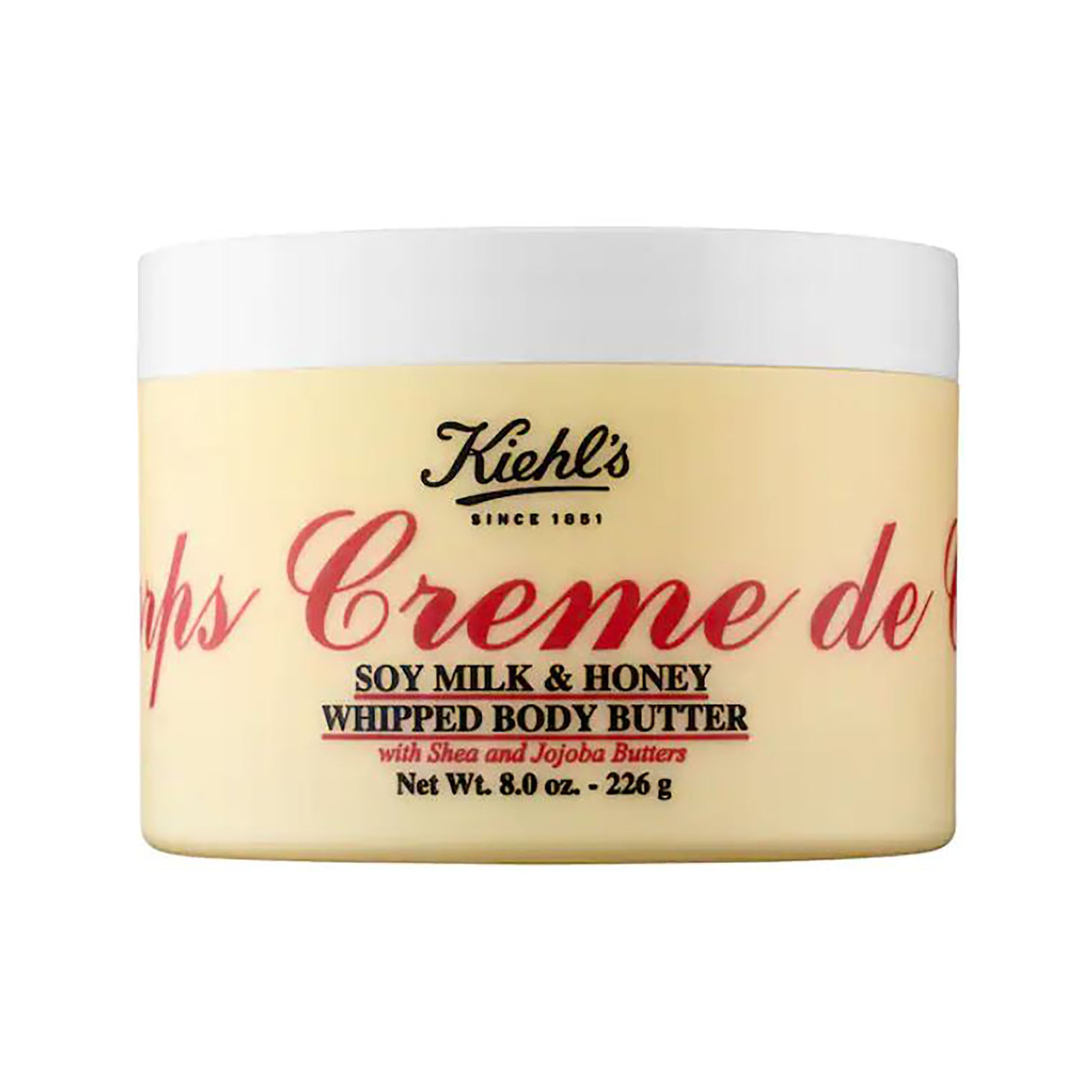 Kiehl's Creme de Corps Soy Milk & Honey Whipped Body Butter / 8OZ