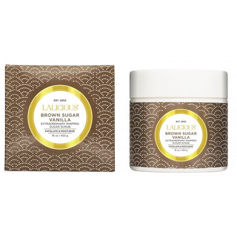 LALICIOUS Brown Sugar Vanilla Sugar Scrub / 16OZ