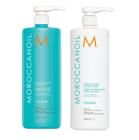 MoroccanOil Extra Volume Shampoo & Conditioner Liter Duo ($150 VALUE)