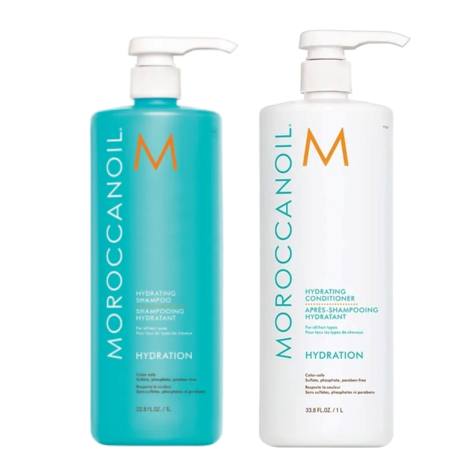 Moroccanoil Hydrate Shampoo & Conditioner Liter Duo ($150 VALUE) / 2x 33.8OZ