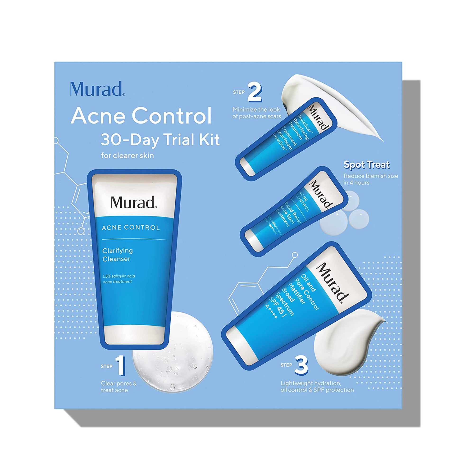Murad 4-Pc. Acne Control 30-Day Trial Set / KIT