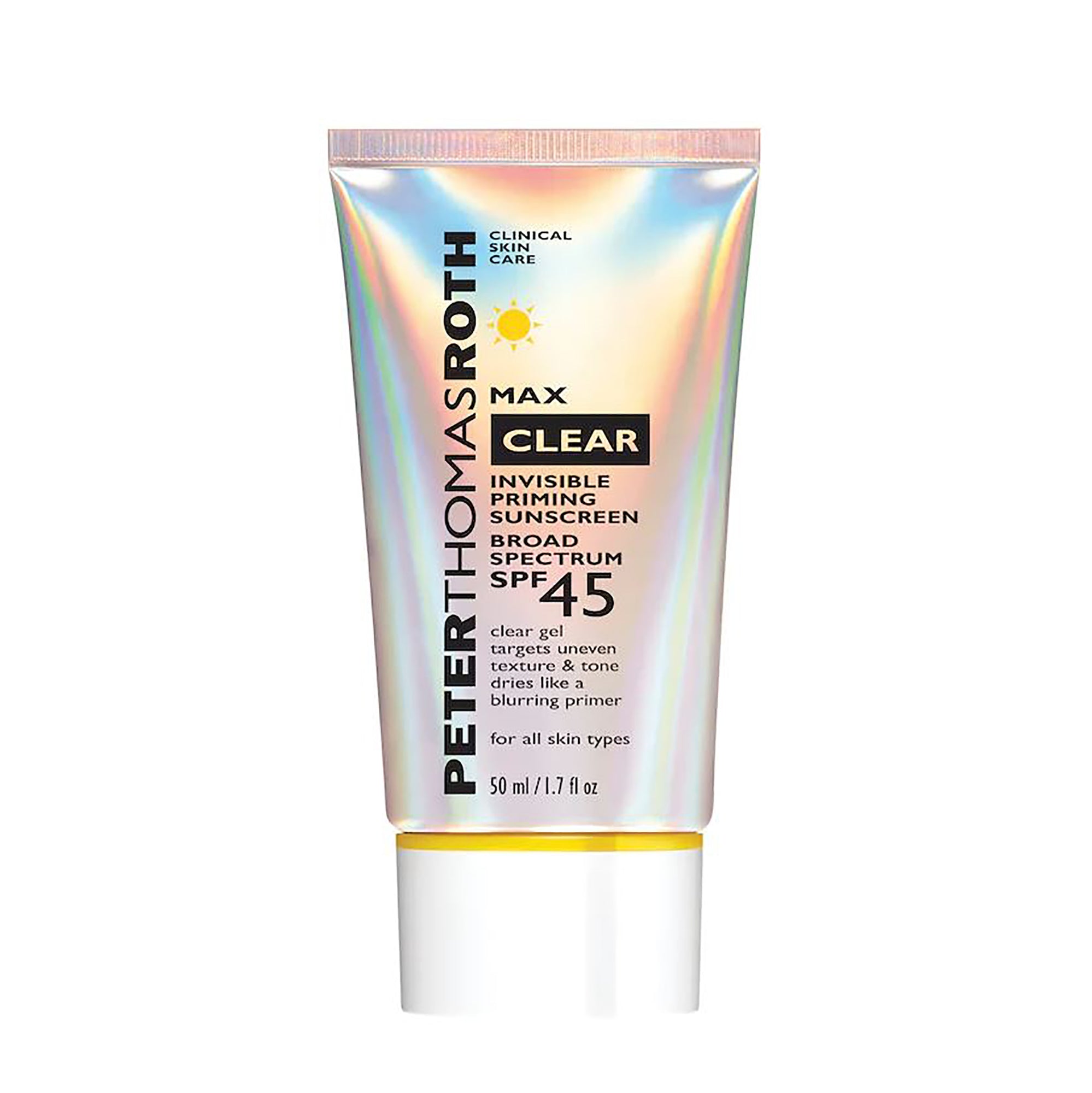 Peter Thomas Roth Max Clear Invisible Priming Sunscreen Broad Spectrum SPF 45 / 1.7