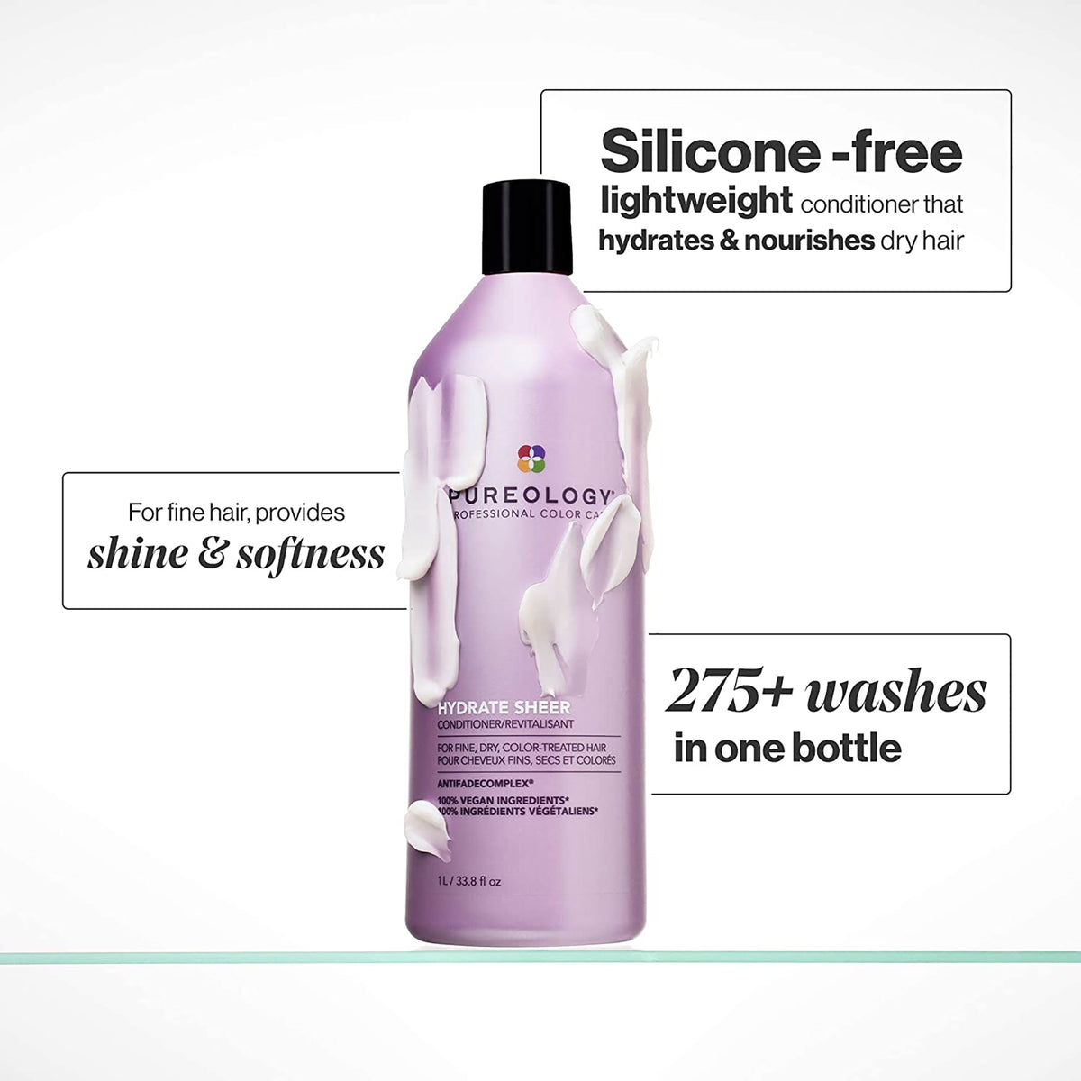 Pureology Hydrate Sheer Conditioner / 33.8OZ, image 26773193261206
