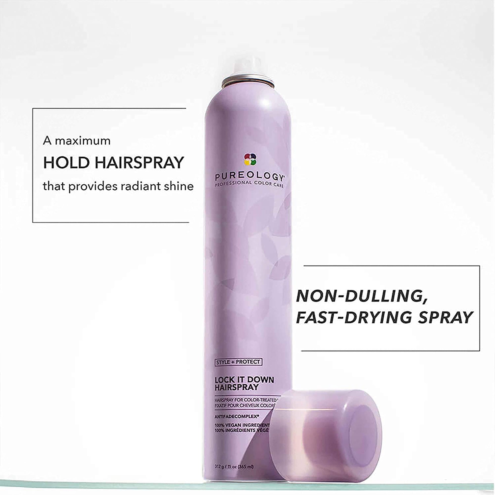 Pureology Style + Protect Lock It Down Hairspray / 11.OZ