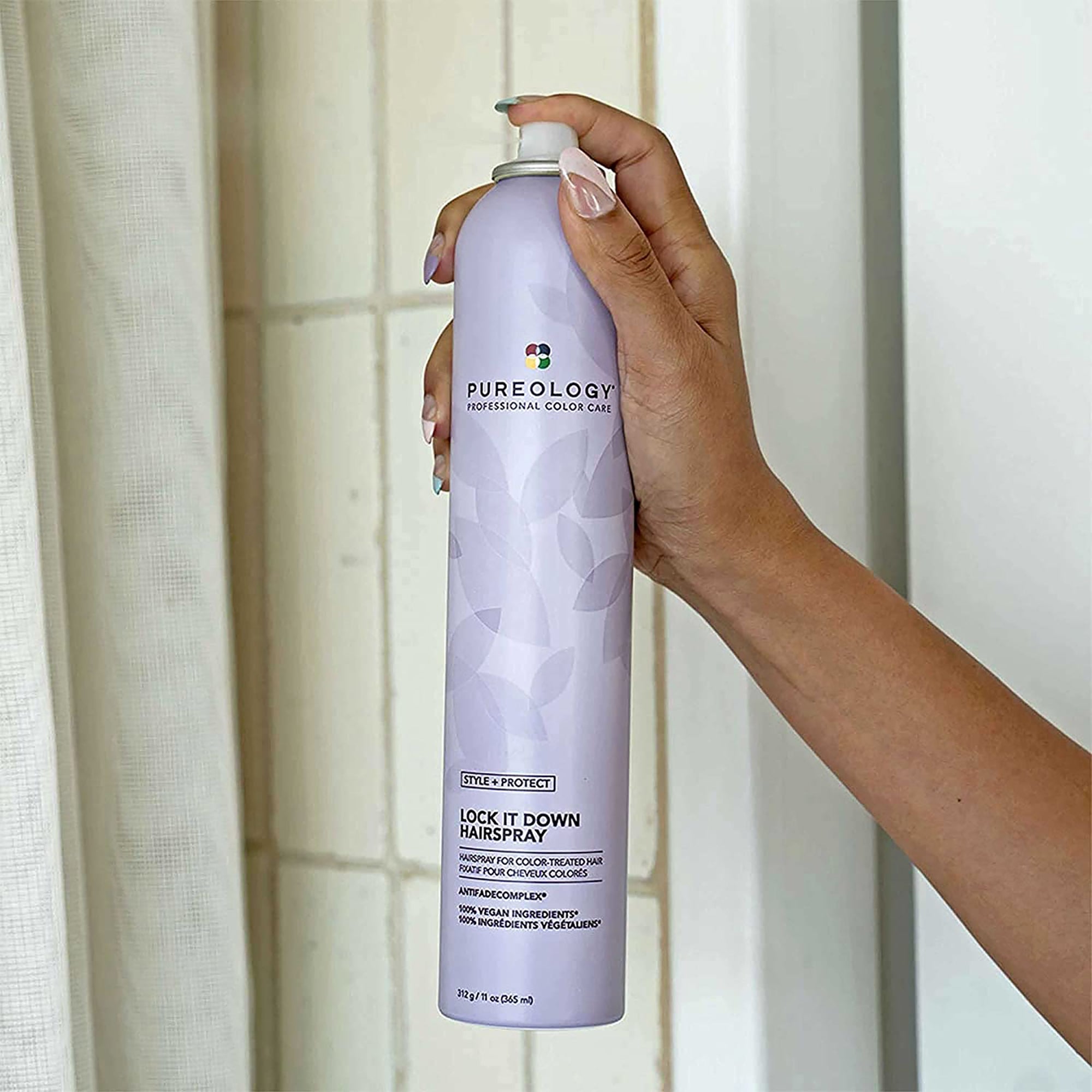 Pureology Style + Protect Lock It Down Hairspray / 11.OZ