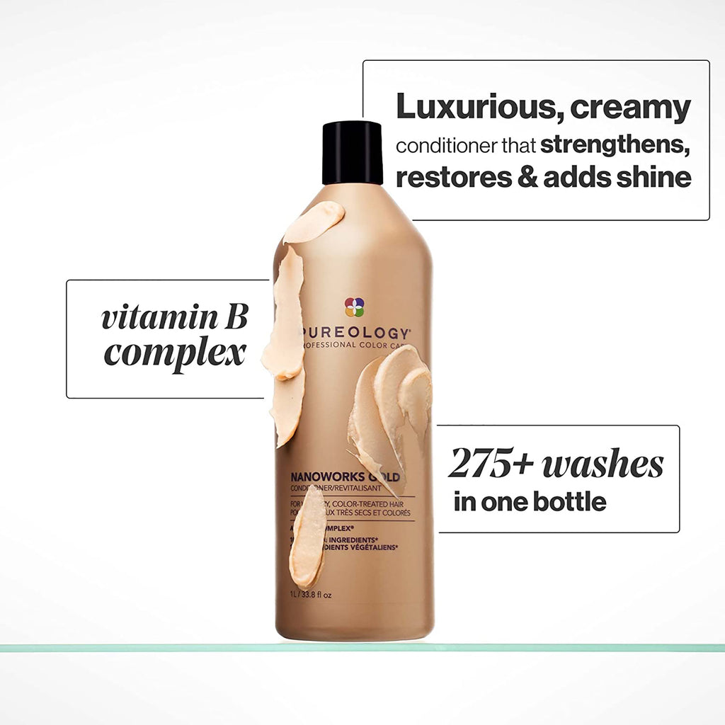 Pureology Nanoworks Gold Conditioner / 33.8OZ thumbnail 7