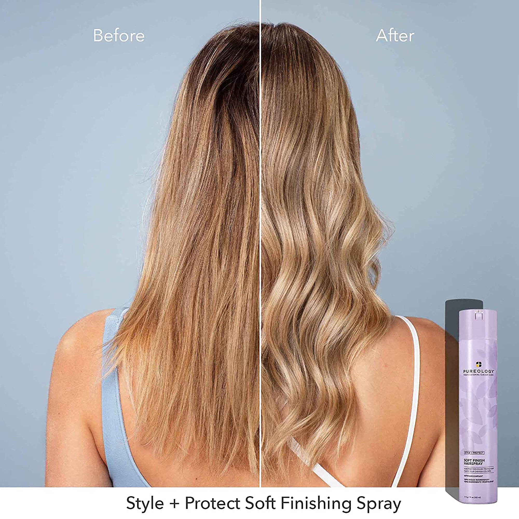 Pureology Style + Protect Soft Finish Hairspray / 11.OZ