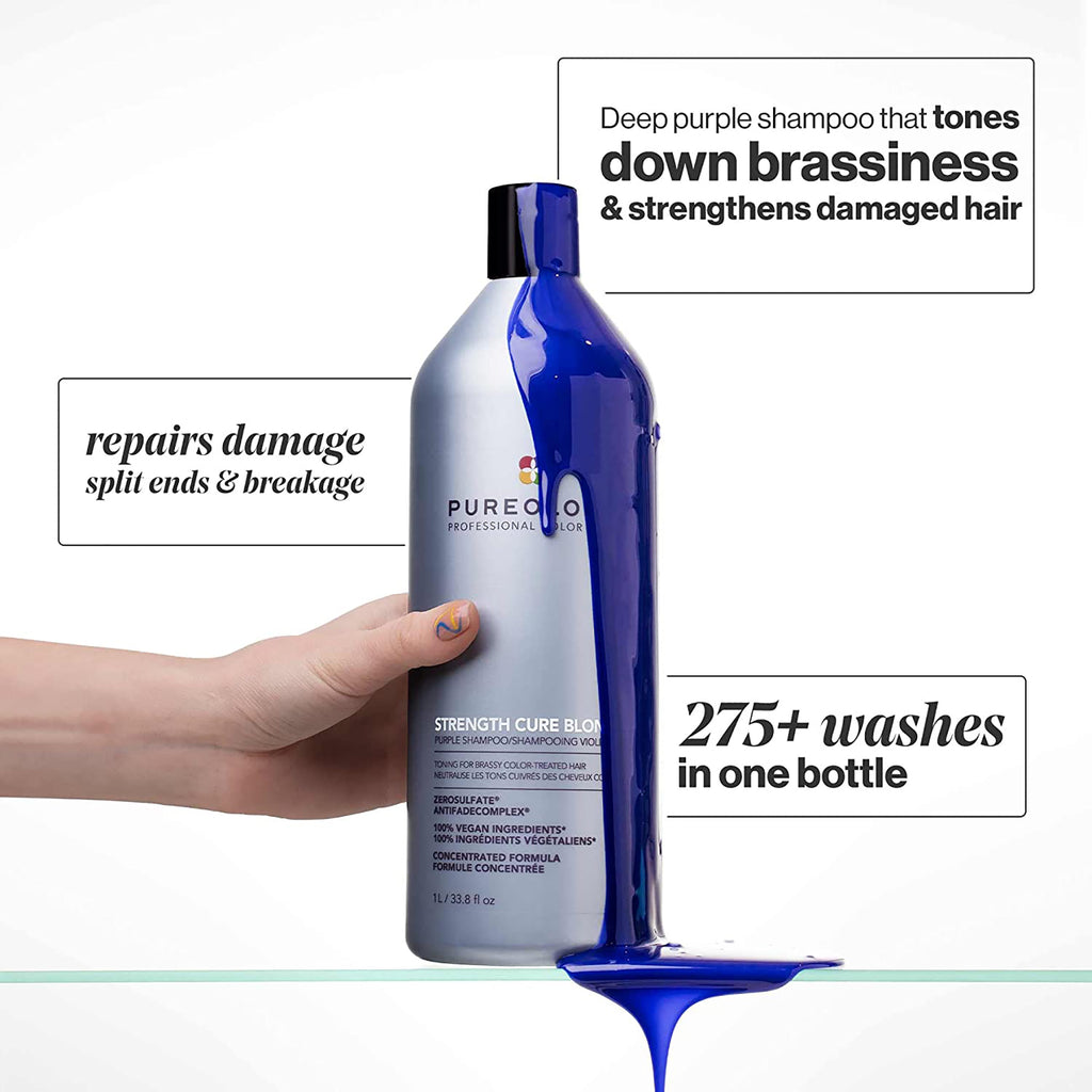 Pureology Strength Cure Blonde Shampoo & Condition Duo / 33OZ thumbnail 5