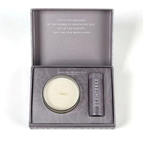 Scentered Aromatherapy "Stay Scentered" 2-Piece Candle & Balm Gift Set / SLEEP WELL / swatch
