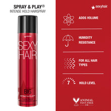 Sexy Hair Big SexyHair Spray & Play Volumizing Hairspray - 10.6oz / 10.6