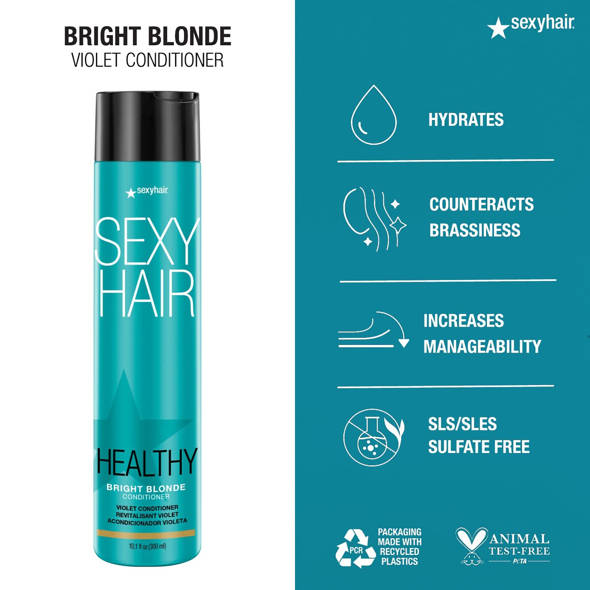Sexy Hair Healthy SexyHair Bright Blonde Conditioner / 10.1