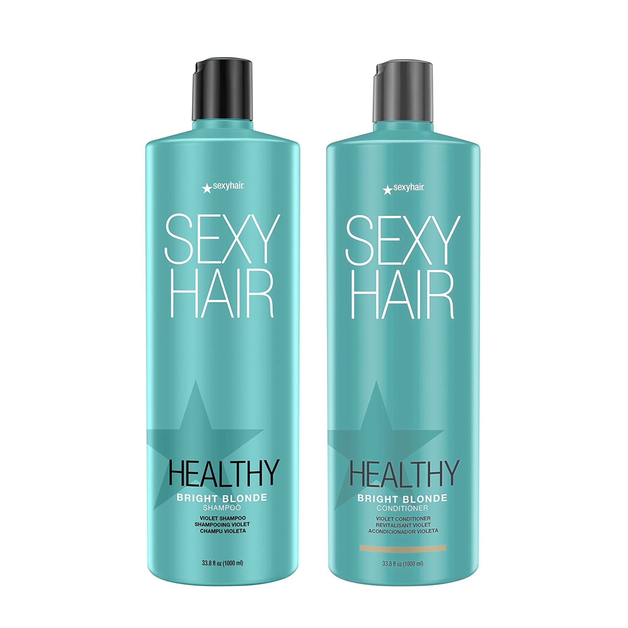 Sexy Hair Healthy SexyHair Bright Blonde Conditioner and Shampoo Duo ($86 Value) / 33.OZ