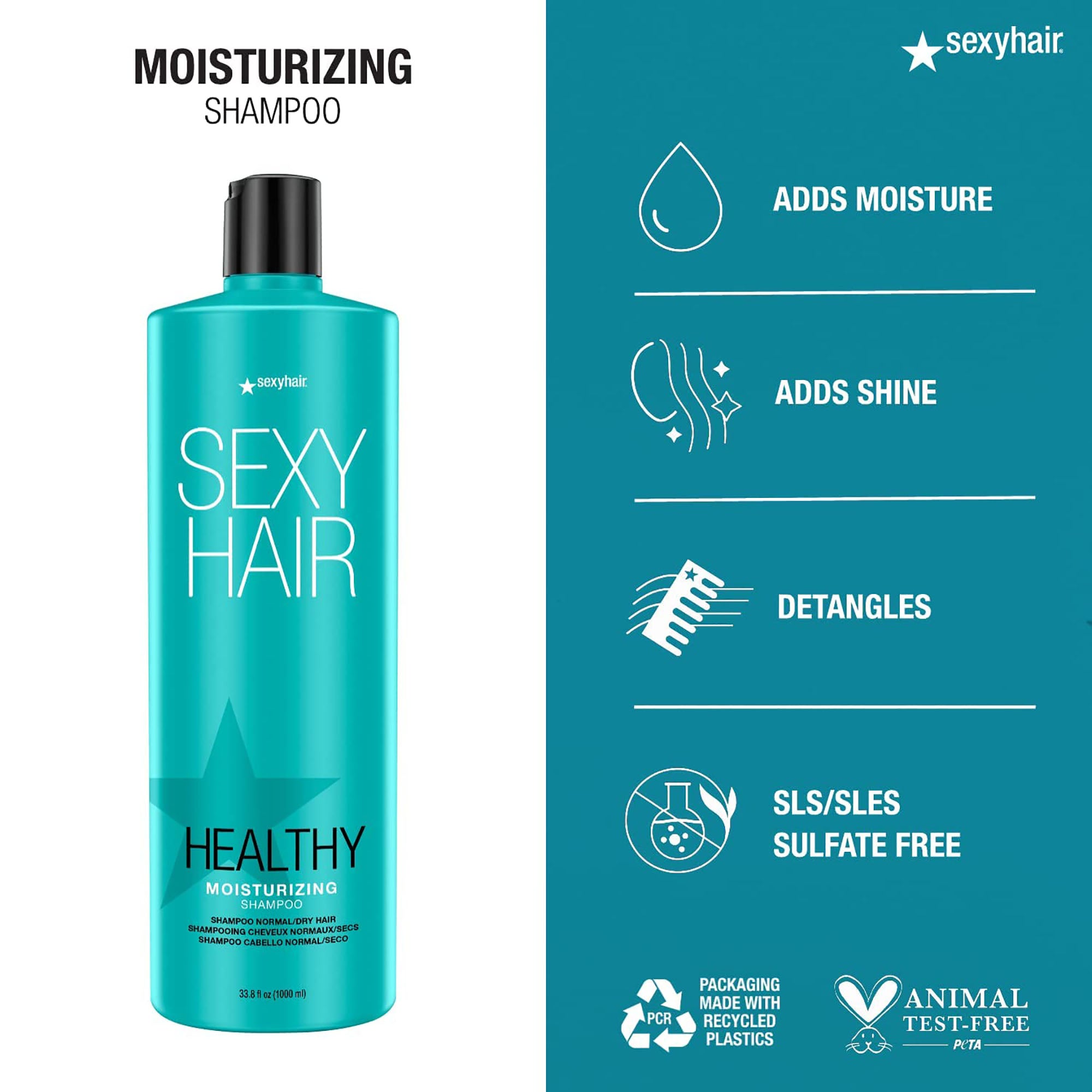 Sexy Hair Healthy SexyHair Moisturizing Shampoo / 32 OZ