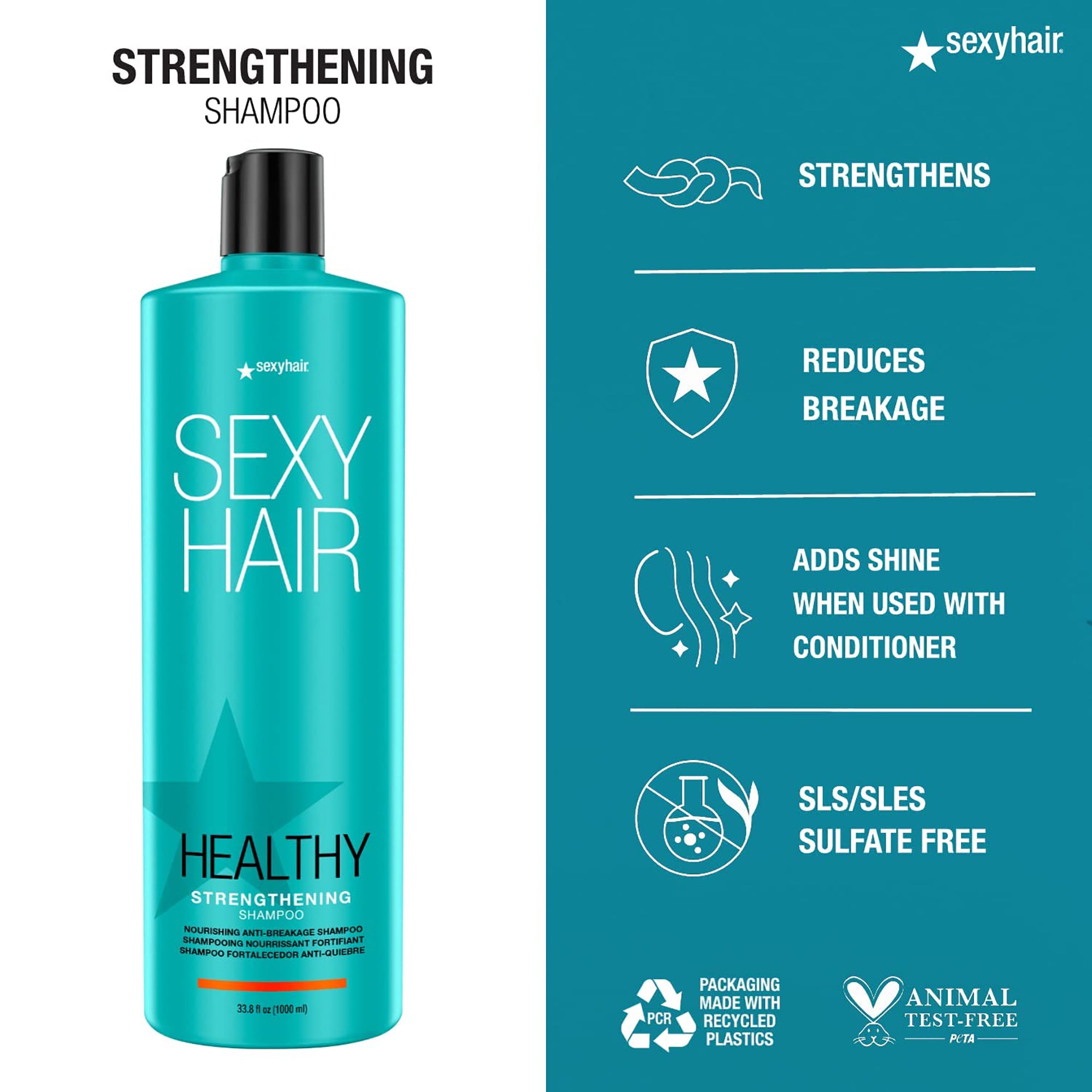 Sexy Hair Healthy SexyHair Strengthening Shampoo / 33.8
