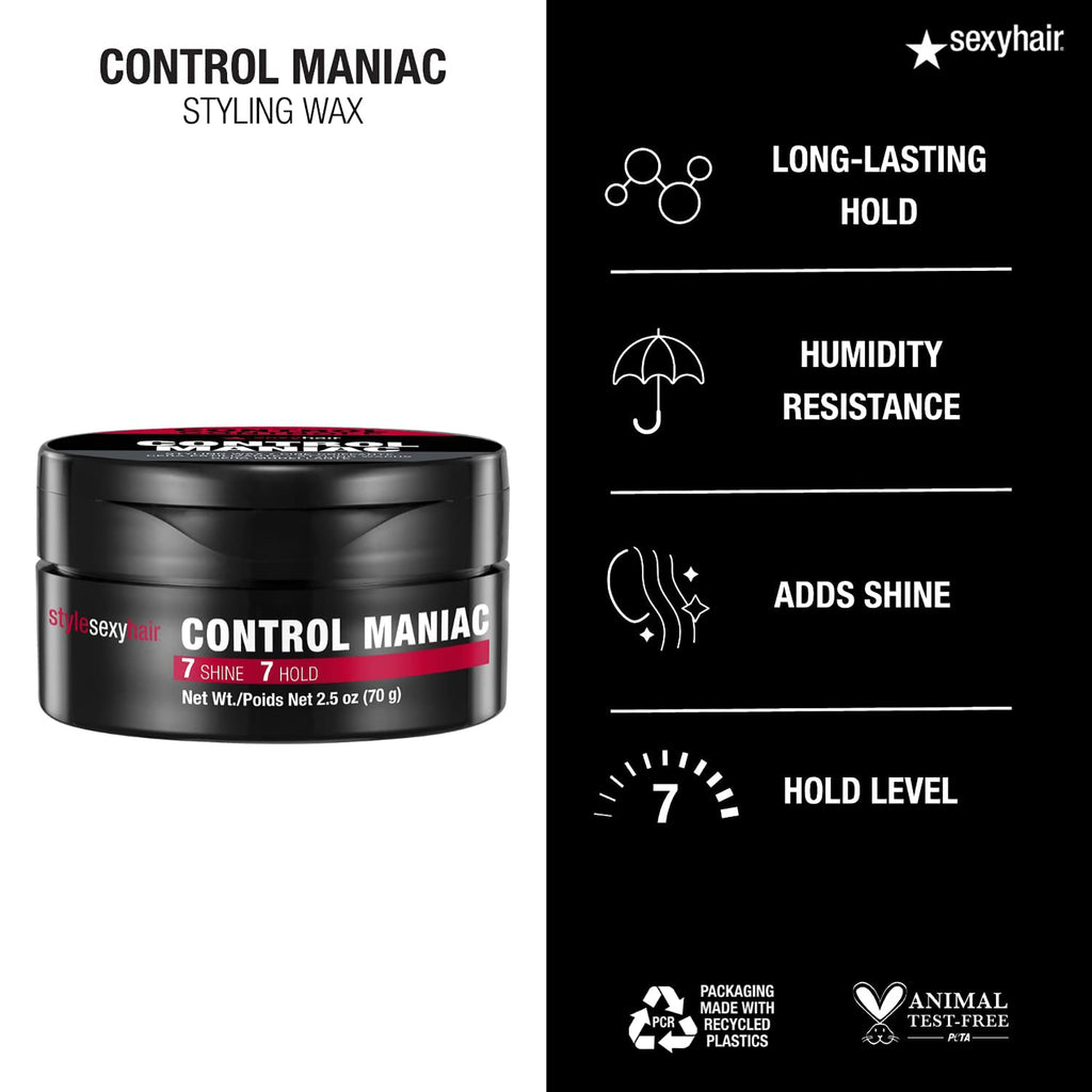 Sexy Hair Style SexyHair Control Maniac Wax / 2.5OZ thumbnail 3