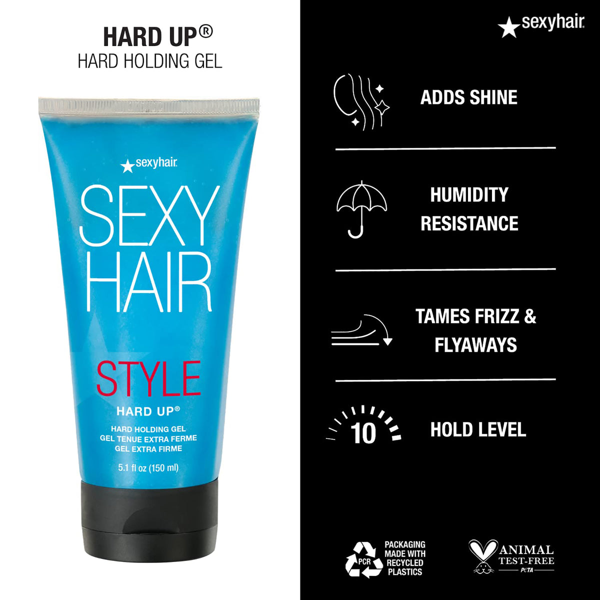 Sexy Hair Style SexyHair Hard Up Gel / 5.1OZ, image 26421195473046