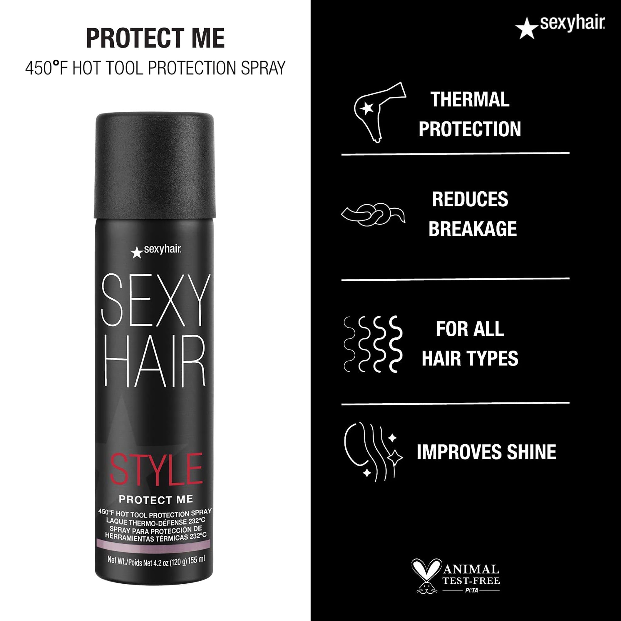 Sexy Hair Style SexyHair Protect Me Hot Tool Protection Spray / 4.2
