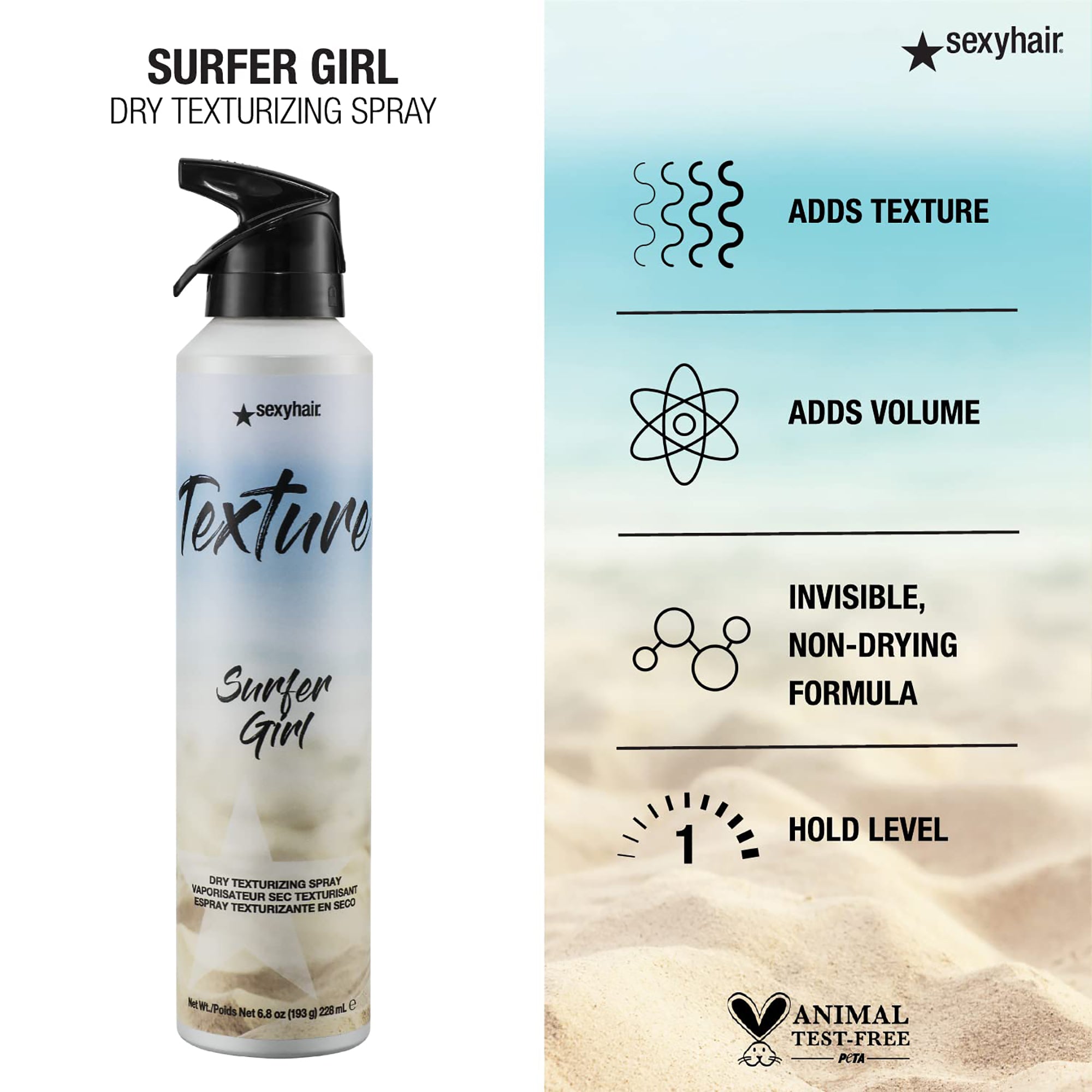 Sexy Hair Texture SexyHair Surfer Girl Dry Texturizing Spray / 6.8