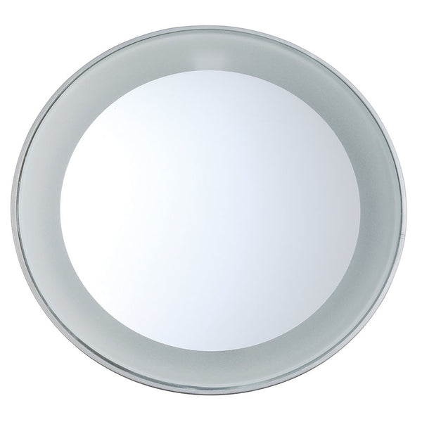 Tweezerman LED 15x Mini Mirror #6796-R - Planet Beauty