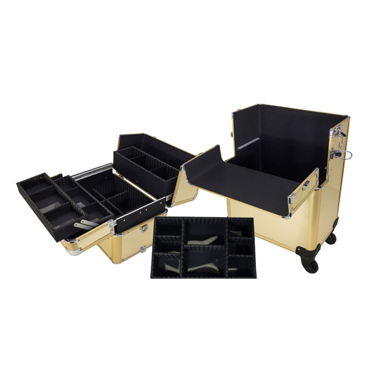 TZCASE Pro Series Large Wheeled Beauty Case Style AB-308T / GGS, image 26024721154198