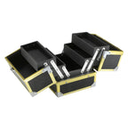TZCASE Fold Open Beauty Carry Case Style AB-14 in Gold, Rose Gold, or Black / GBD