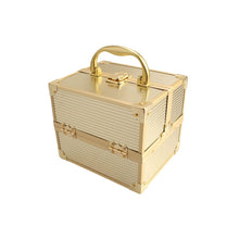 TZCASE Fold Open Beauty Carry Case Style AB-14 in Gold, Rose Gold, or Black / GGS